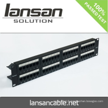 Panneau de raccordement 1 u 48 ports pour accessoires de câblage réseau RJ45 / RJ11